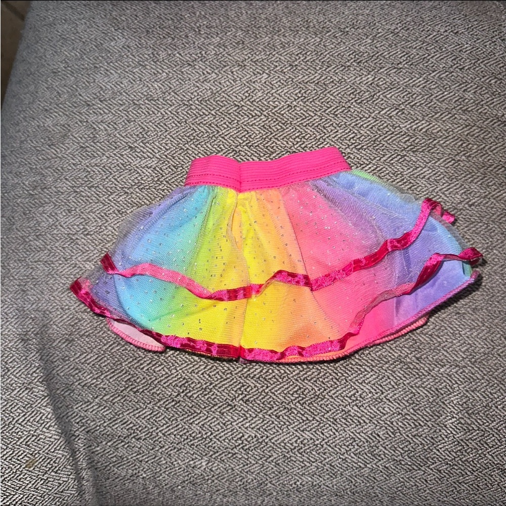 Dreamworld Trolls World Tour Rainbow Skirt Build a Bear Workshop BABW Multicolor - Picture 2 of 2